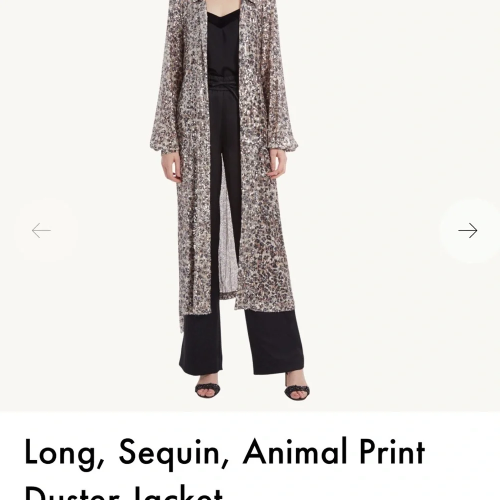 Badgley Mischka Collection
Sequined Leopard-Print Duster or Dress - Picture 5 of 7